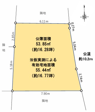 敷地概略図です。