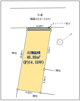敷地概略図です。