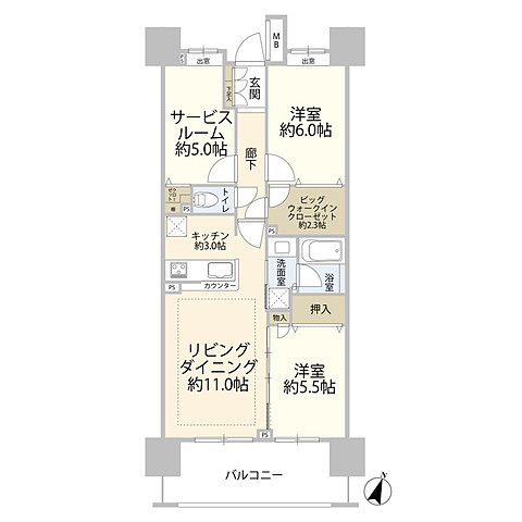 間取り図です。